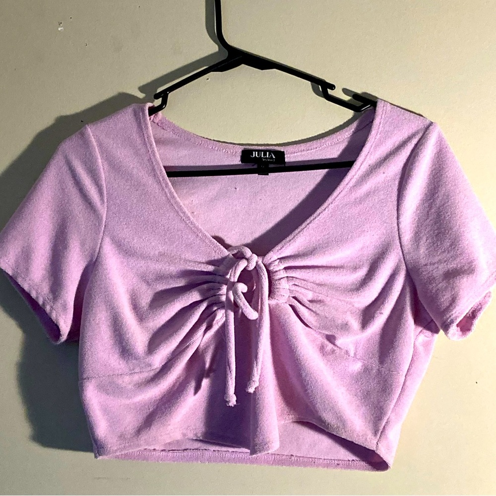 ‘JULIA’ (M) Adjustable String Cut-Out , Crop-Top